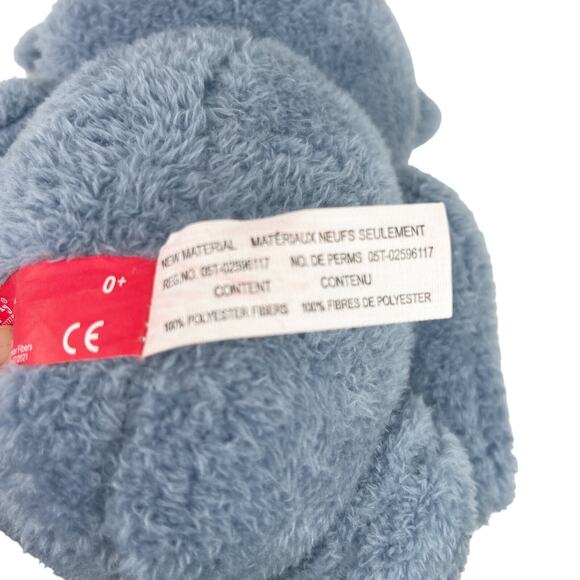 Gitzy Blue Teddy Bear Polka Dot Ribbon 160120 9.5" New - Picture 5 of 10